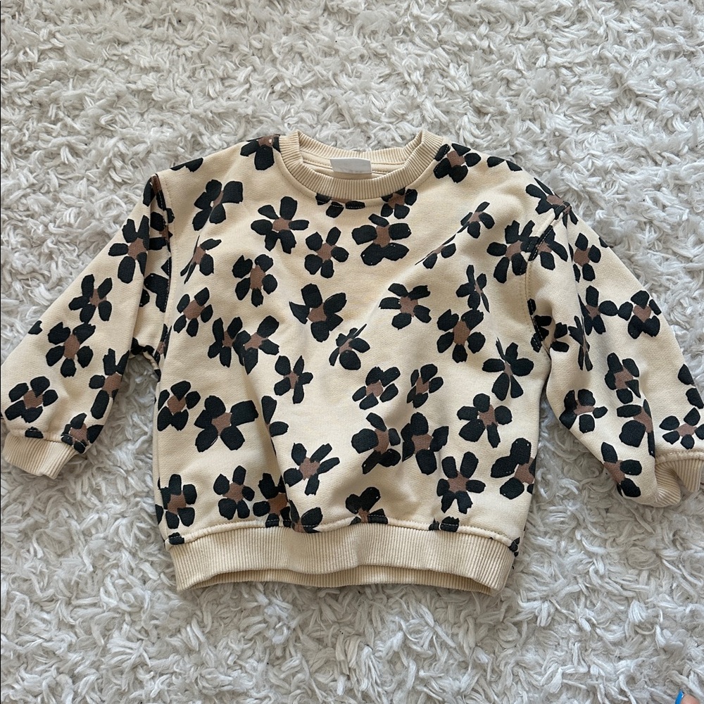 NWOT Zara crewneck sweatshirt! size 1.5 years